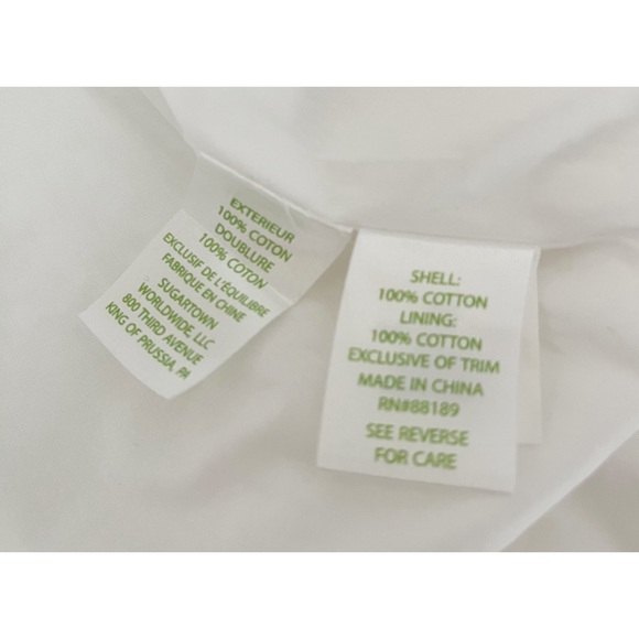 Lilly Pulitzer white Suzette sleeveless dress with gold lamé accents sz 6 - Picture 10 of 13